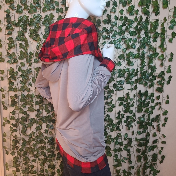 Dressfo Women's Bodycon Cabincore Oversized Hood Hoodie Top size S - Picture 6 of 13